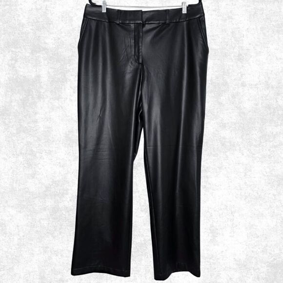 NWT Lane Bryant Faux Leather Pants – Size 16 – Rock Glam Vegan Trousers - Picture 7 of 7